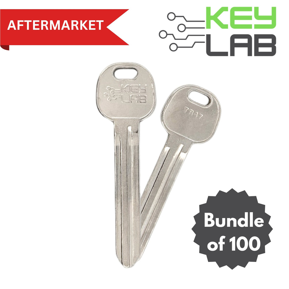 Toyota Aftermarket 1992 - 2020 Camry, Corolla, Highlander Metal Test Key TR47 (Pack of 100) - Royal Key Supply