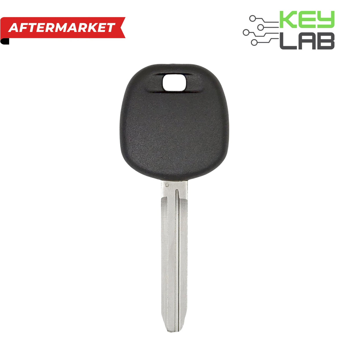Toyota Aftermarket 1992 - 2020 Camry, Corolla, Highlander Plastic Head Metal Key TR47 - P w/ Chip Holder - Royal Key Supply