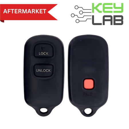 Toyota Aftermarket 1998 - 2008 Camry, Corolla Keyless Entry Remote 3B FCCID: GQ43VT14T PN# 89742 - 06010 - Royal Key Supply