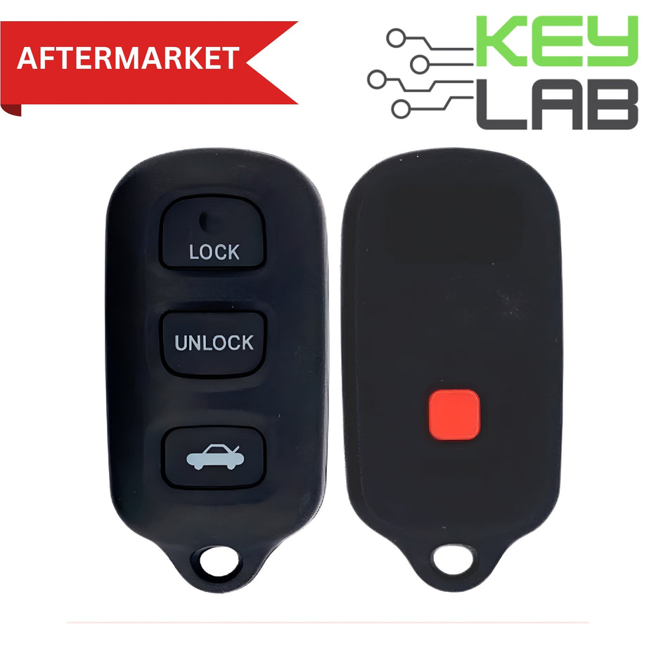 Toyota Aftermarket 2002 - 2006 Camry, Solara Keyless Entry Remote 4B Trunk FCCID: GQ43VT14T PN# 89742 - AA030 - Royal Key Supply