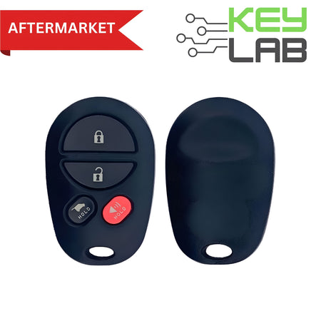 Toyota Aftermarket 2008 - 2017 Sequoia Keyless Entry Remote 4B Hatch FCCID: GQ43VT20T PN# 89742 - 0C041, 89742 - 0C040 - Royal Key Supply