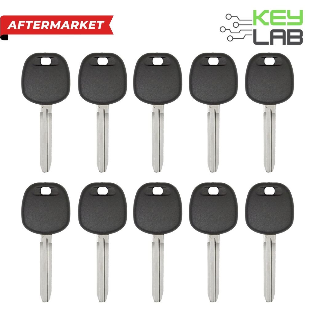 Toyota Aftermarket 2013 - 2020 Camry, Corolla Transponder Key TOY44H - PT PN 89786 - 0D170, 89786 - 0D160 (Pack of 10) - Royal Key Supply