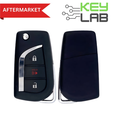 Toyota Aftermarket 2017 - 2018 Corolla iM Remote Flip Key 3B FCCID: HYQ12BFA PN# 89070 - 12C20 - Royal Key Supply