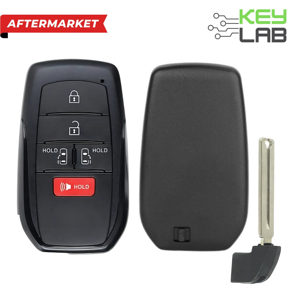 Toyota Aftermarket 2021 - 2024 Sienna, Smart Key 5B L Sliding Door/R Sliding Door FCCID: HYQ14FBX PN 8990H - 08020 - Royal Key Supply