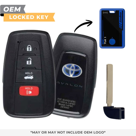 Toyota Locked OEM 2020-2022 Avalon Hybrid, Smart Key 4B Trunk FCCID: HYQ14FBC-0351 PN 8990H-07080 - Royal Key Supply