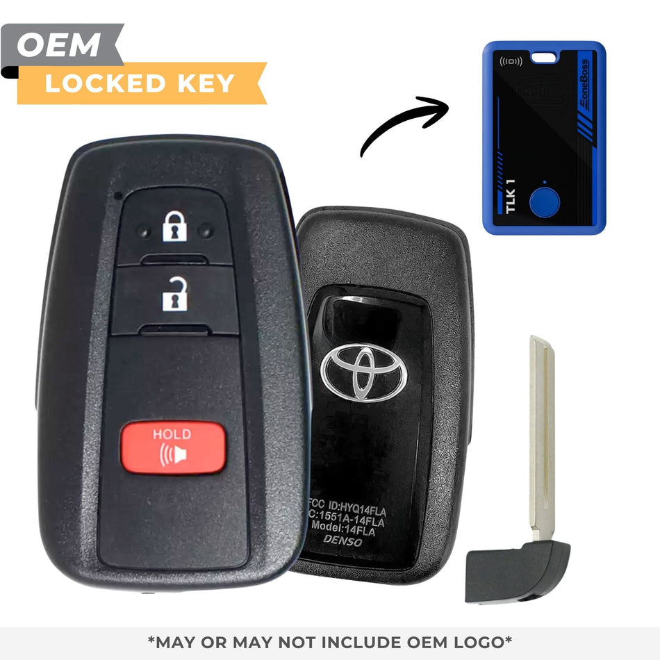 Toyota Locked OEM 2021 - 2024 4Runner, Smart Key 3B FCCID: HYQ14FLA PN 8990H - 35010 - Royal Key Supply