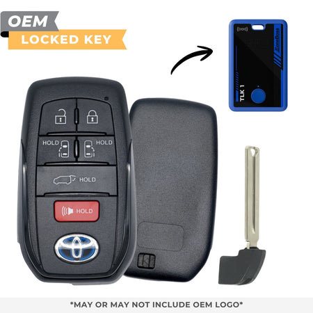 Toyota Locked OEM 2021 - 2025 Sienna, Smart Key 6B Power Doors/Hatch FCCID: HYQ14FBX PN 8990H - 08010 - Royal Key Supply