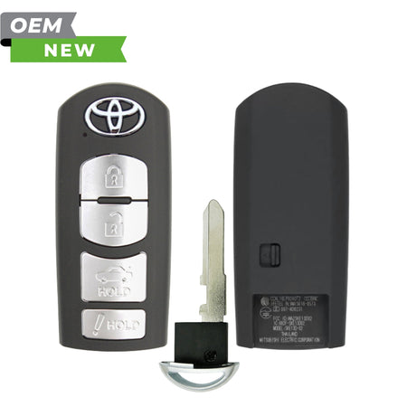 Toyota New OEM 2017 - 2019 Yaris iA Smart Key 4B Trunk FCCID: WAZSKE13D01 PN 89904 - WB001 - Royal Key Supply