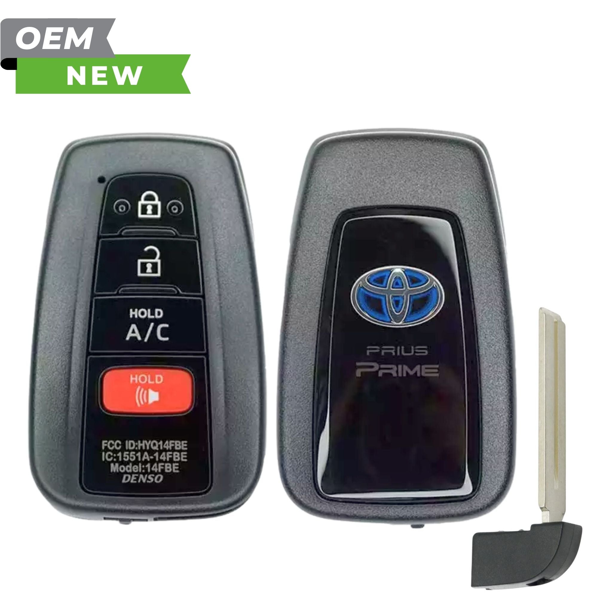 Toyota New OEM 2017 - 2021 Prius Prime Smart Key 4B A/C FCCID: HYQ14FBE - 0410 PN 89904 - 47460 - Royal Key Supply