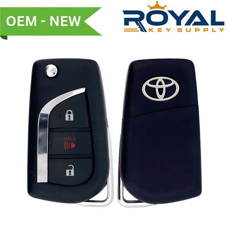 Toyota New OEM 2018 - 2020 C - HR Remote Flip Key 3B FCCID: MOZB97TZ PN# 89070 - F4080 - Royal Key Supply