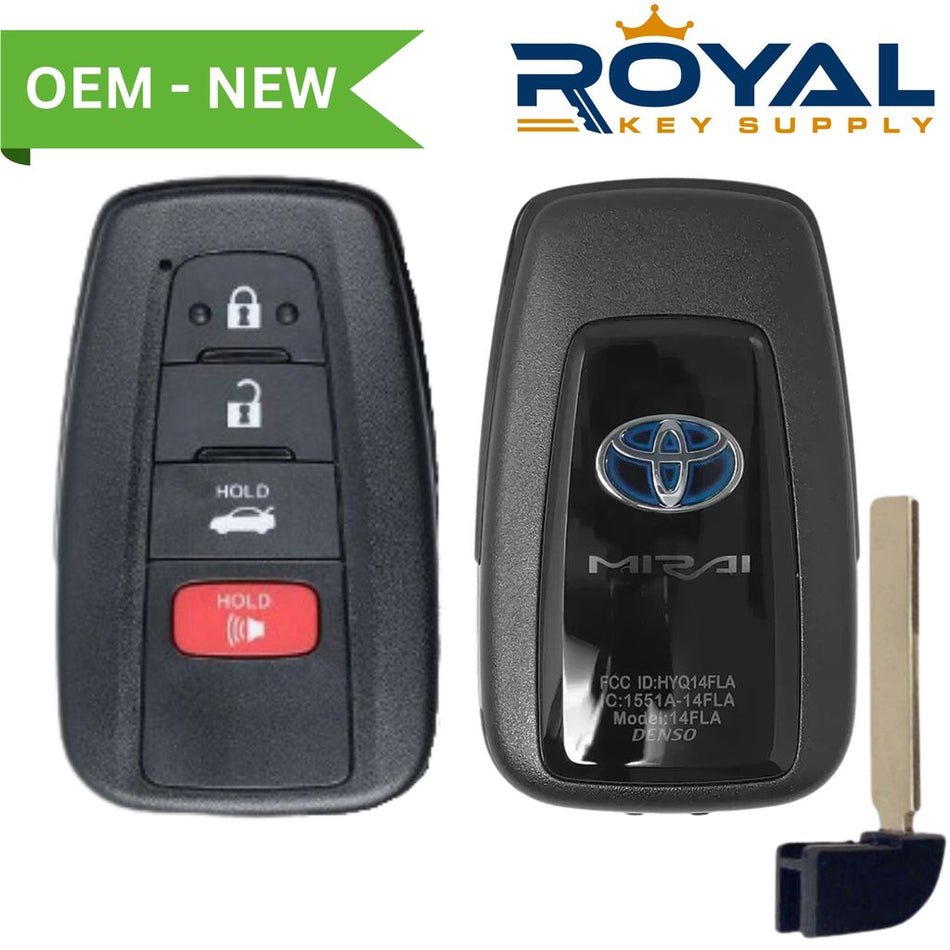 Toyota New OEM 2021 - 2023 Mirai, Smart Key 4B Trunk FCCID: HYQ14FLA PN# 8990H - 62030 - Royal Key Supply