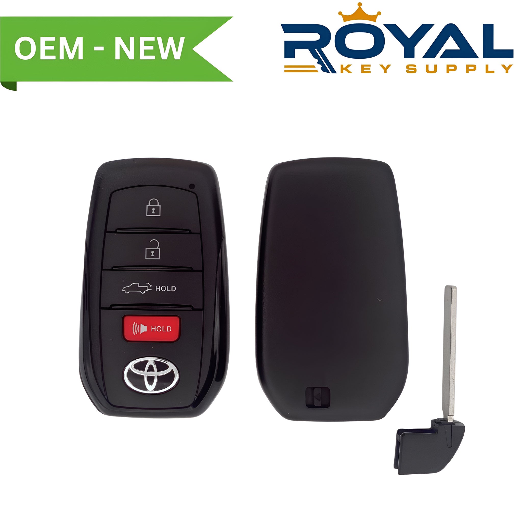 Toyota New OEM 2022 - 2024 Tundra, Smart Key 4B Tailgate FCCID: HYQ14FBX PN# 8990H - 0C010 - Royal Key Supply