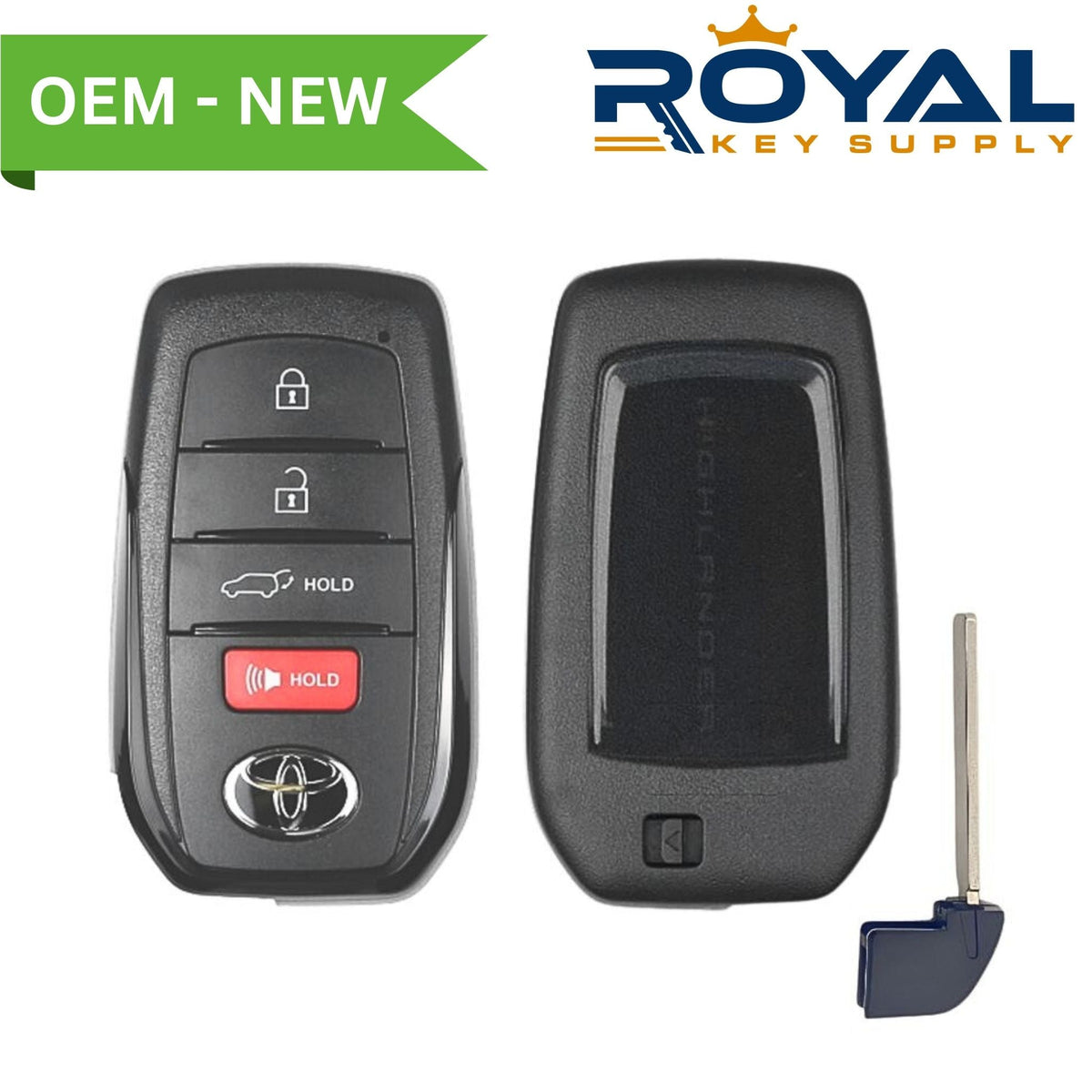 Toyota New OEM 2024 Highlander Smart Key 4B Hatch FFCID: HYQ14FBX PN# 8990H - 0E600 - Royal Key Supply