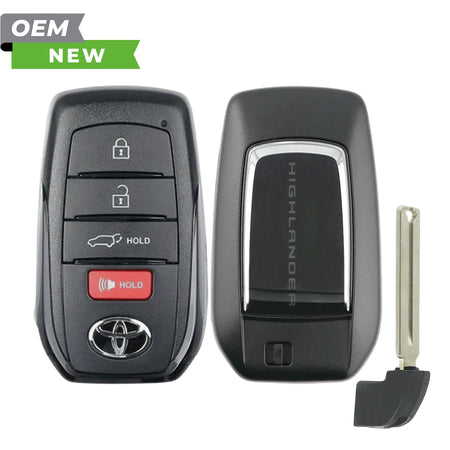 Toyota New OEM 2024 Highlander Smart Key 4B Hatch FFCID: HYQ14FBX PN 8990H - 0E600 - Royal Key Supply