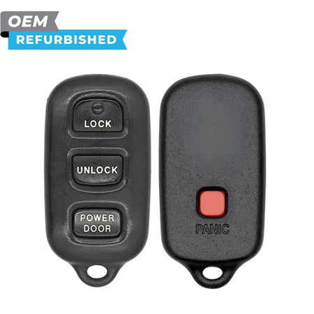 Toyota Refurbished 1999-2003 Sienna Keyless Entry Remote 4B Power Door FCCID: GQ43VT14T PN 89742-08050 - Royal Key Supply
