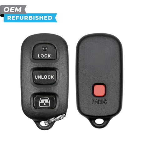 Toyota Refurbished 2001-2004 Sequoia Keyless Entry Remote 4B Hatch Glass FCCID: HYQ12BAN PN 89742-0C010 - Royal Key Supply