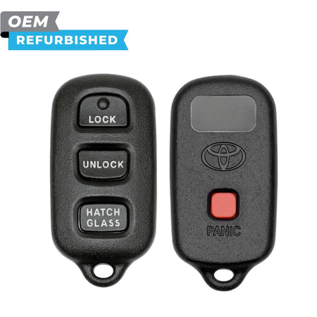 Toyota Refurbished 2003-2008 Corolla Keyless Entry Remote 4B Hatch Glass FCC: GQ43VT14T PN 89742-02010 - Royal Key Supply