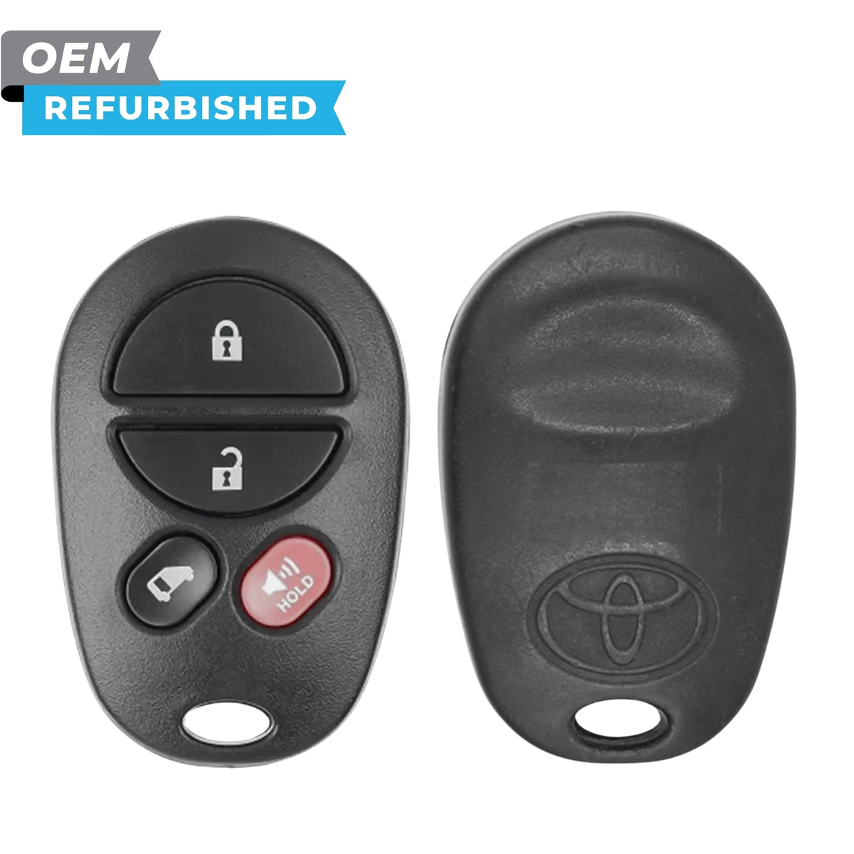 Toyota Refurbished 2004-2013 Sienna Keyless Entry Remote 4B Side Door FCCID: GQ43VT20T PN 89742-08100, 89742-AE020 - Royal Key Supply