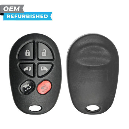 Toyota Refurbished 2004-2018 Sienna Keyless Entry Remote 6B Hatch/Power Doors FCCID: GQ43VT20T PN 89742-AE051 - Royal Key Supply