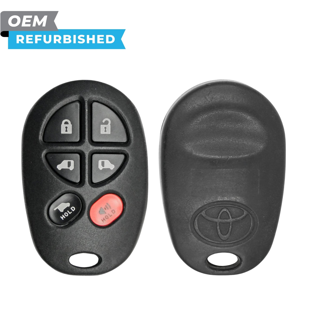 Toyota Refurbished 2004-2018 Sienna Keyless Entry Remote 6B Hatch/Power Doors FCCID: GQ43VT20T PN 89742-AE051 - Royal Key Supply