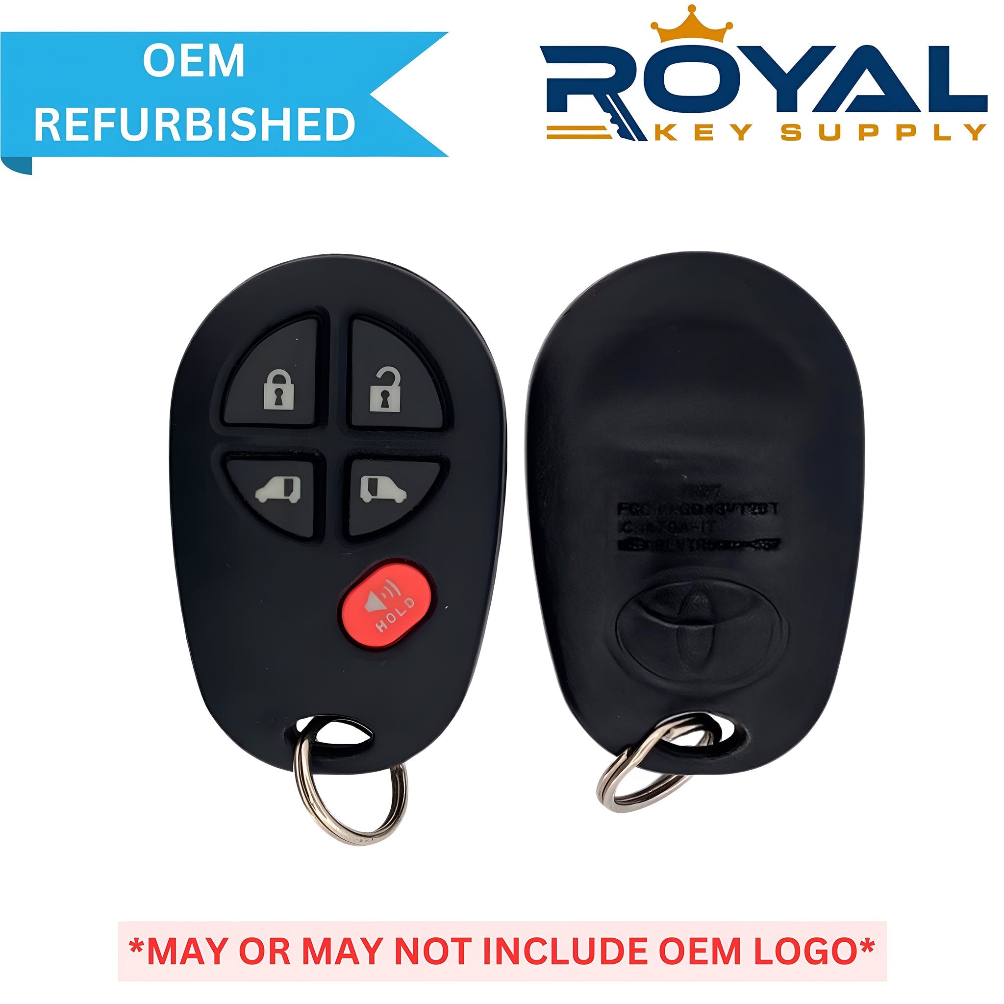 Toyota Refurbished 2004 - 2020 Sienna Keyless Entry Remote 3B FCCID: GQ43VT20T PN# 89742 - AE031 - Royal Key Supply