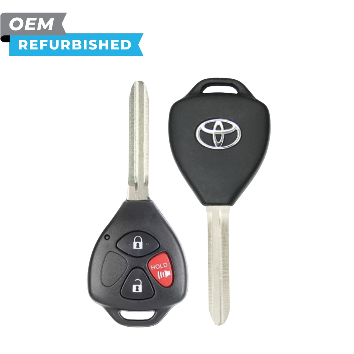Toyota Refurbished 2007-2013 Yaris Remote Head Key 3B FCCID: MOZB41TG PN 89070-52850, 89070-21111 - Royal Key Supply