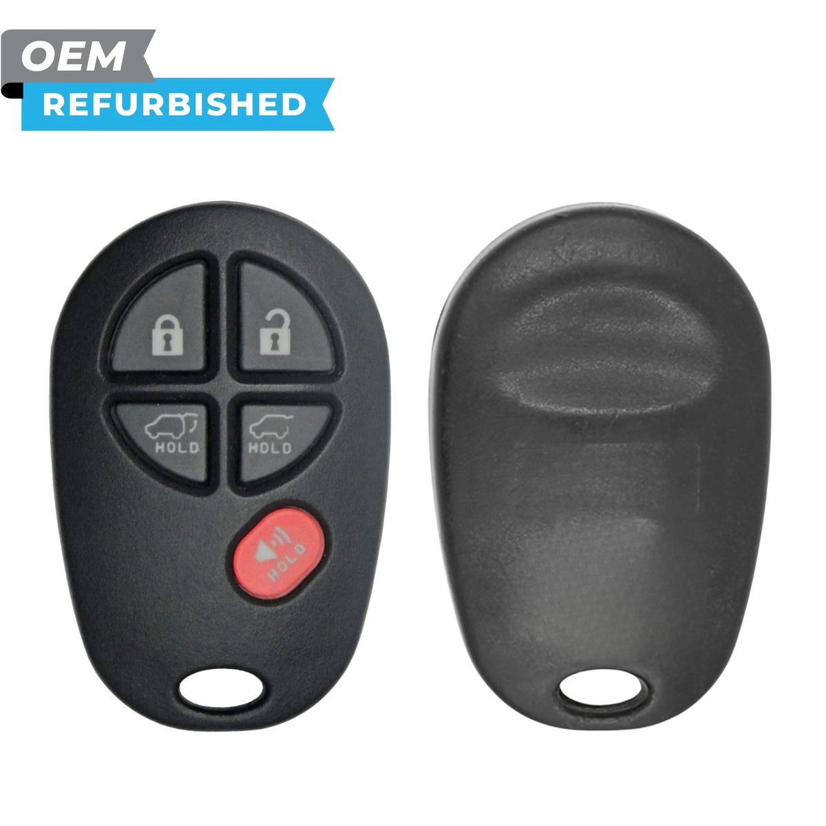 Toyota Refurbished 2008-2013 Highlander Keyless Entry Remote 5B Hatch/Hatch Glass FCCID: GQ43VT20T PN 89742-0W021 - Royal Key Supply
