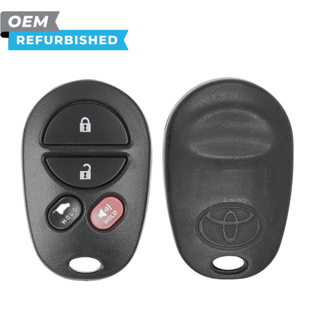 Toyota Refurbished 2008-2017 Sequoia Keyless Entry Remote 4B Hatch FCCID: GQ43VT20T PN 89742-0C041, 89742-0C040 - Royal Key Supply
