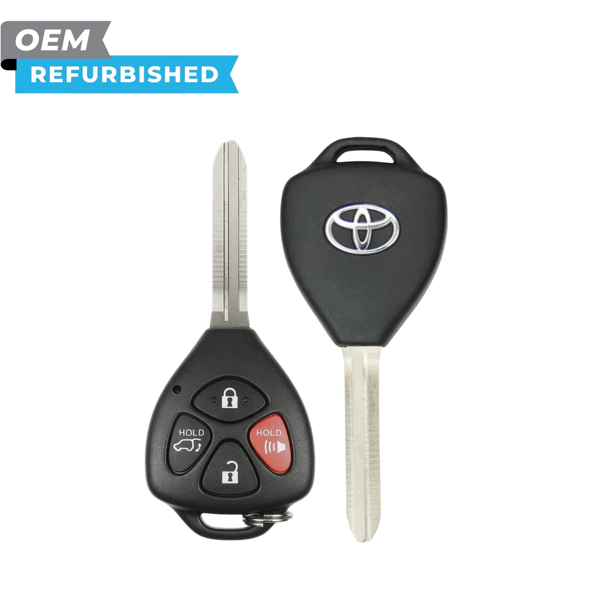 Toyota Refurbished 2009-2016 Venza Remote Head Key 4B Hatch FCCID: GQ4-29T PN 89070-0T080 - Royal Key Supply