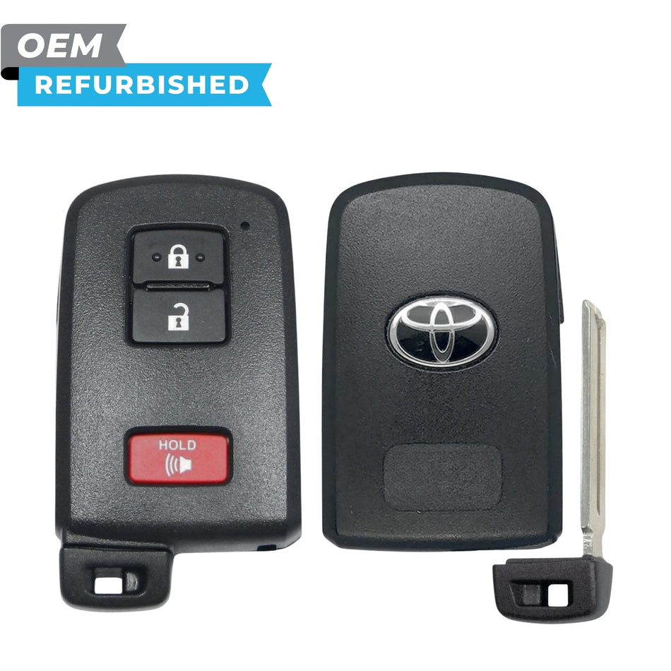 Toyota Refurbished 2012-2019 RAV4 Smart Key 3B FCCID: HYQ14FBA PN 89904-52290, 89904-47520 - Royal Key Supply