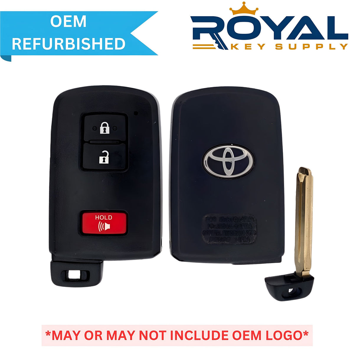 Toyota Refurbished 2012 - 2021 Highlander Smart Key 3B FCCID: HYQ14FBA - 2110 PN# 89904 - 60J70 - Royal Key Supply