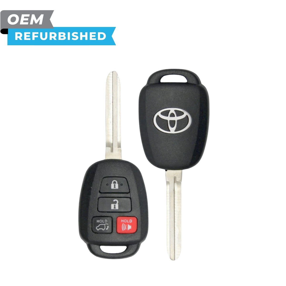 Toyota Refurbished 2013-2018 RAV4 Remote Head Key 4B Hatch FCCID: HYQ12BDM PN 89070-42830 - Royal Key Supply