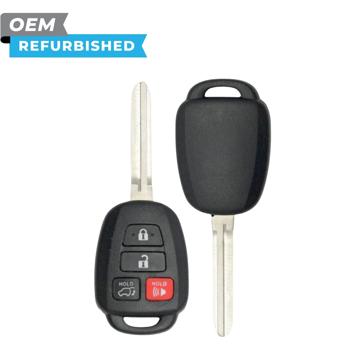 Toyota Refurbished 2013-2019 RAV4 Remote Head Key 4B Hatch FCCID: GQ4-52T PN 89070-0R100 - Royal Key Supply