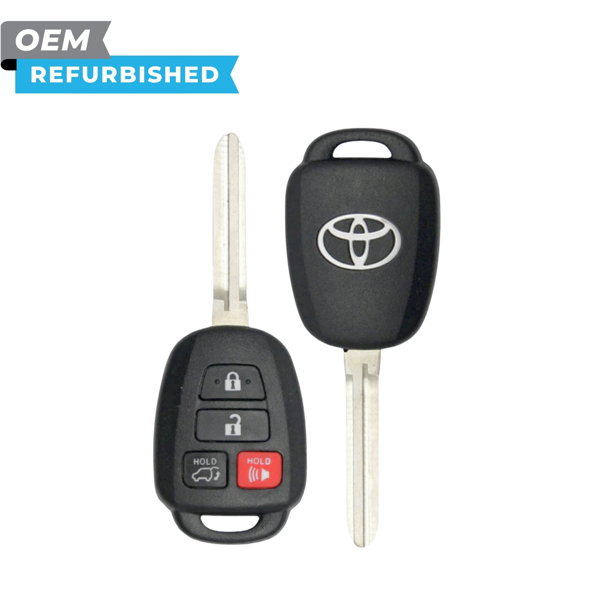 Toyota Refurbished 2013-2019 RAV4 Remote Head Key 4B Hatch FCCID: GQ4-52T PN 89070-0R100 - Royal Key Supply