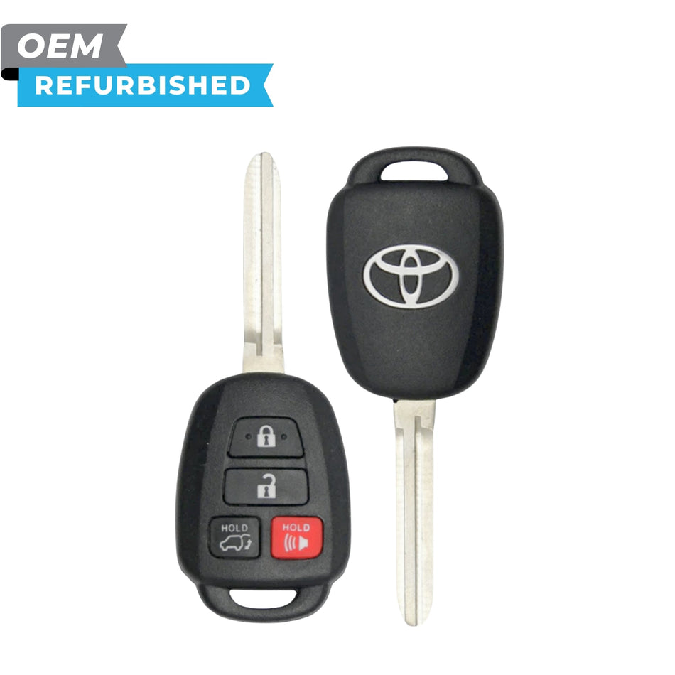 Toyota Refurbished 2013-2019 RAV4 Remote Head Key 4B Hatch FCCID: GQ4-52T PN 89070-0R100 - Royal Key Supply