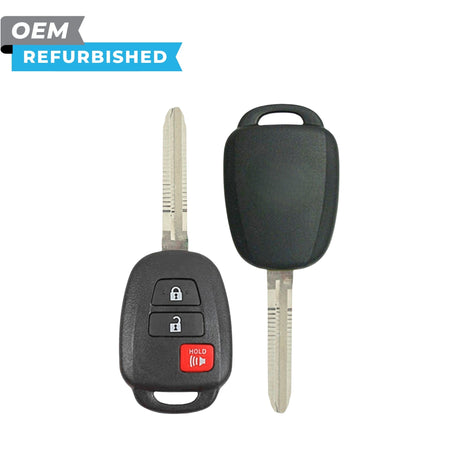 Toyota Refurbished 2013-2021 RAV4, Highlander, Tacoma Remote Head Key 3B FCCID: HYQ12BDP PN 89070-0R130 - Royal Key Supply
