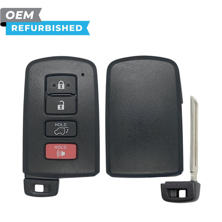 Toyota Refurbished 2014-2020 Highlander Smart Key 4B Hatch FCCID: HYQ14FBA-2110 PN 89904-0E121 - Royal Key Supply