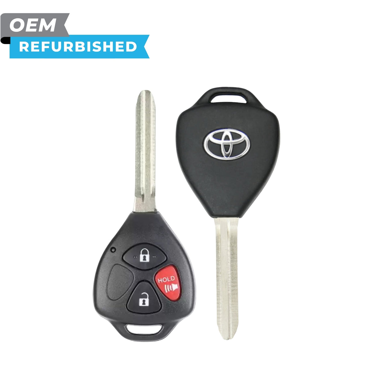 Toyota Refurbished 2016-2019 Yaris Remote Head Key 3B FCCID: HYQ12BBY PN 89070-52G50 - Royal Key Supply