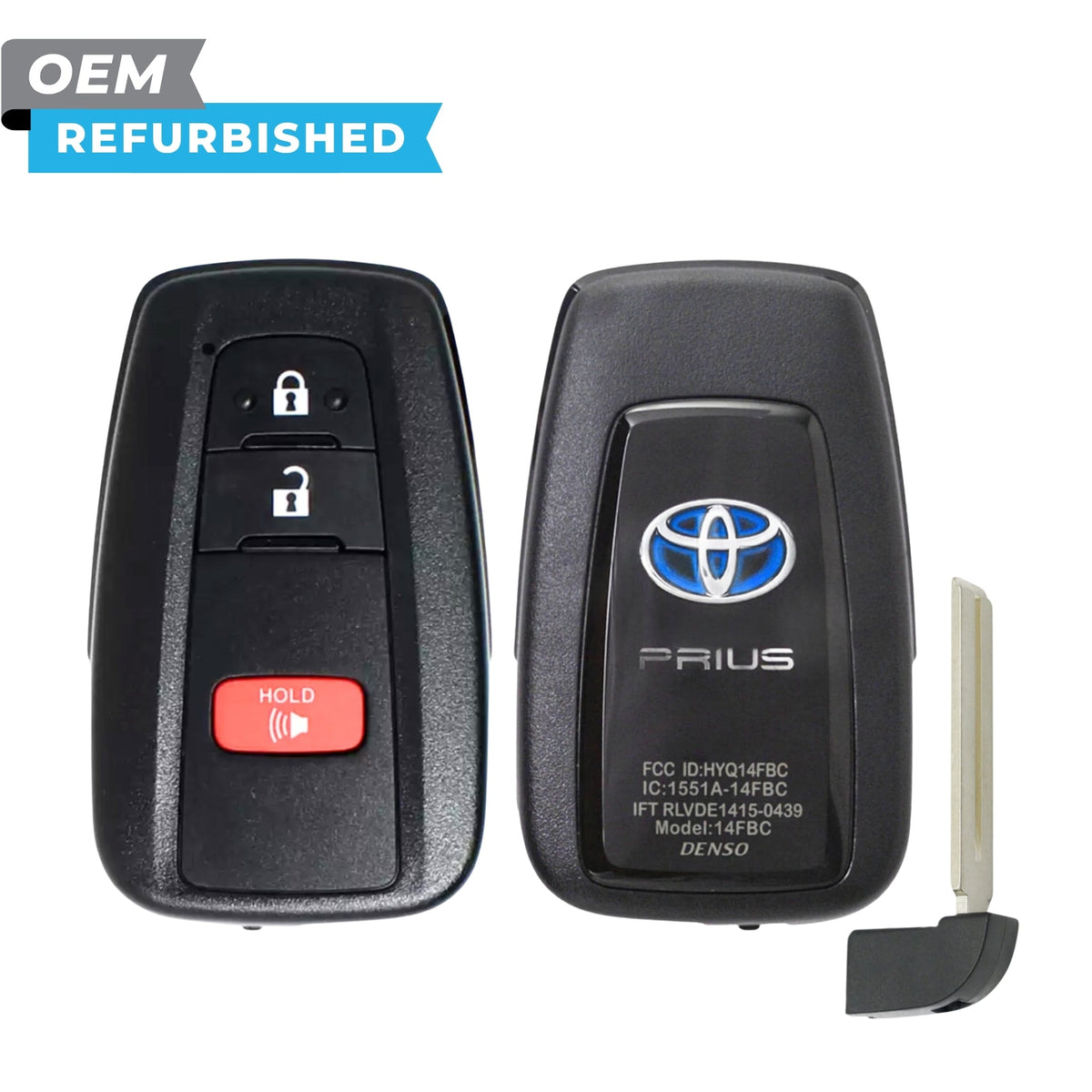 Toyota Refurbished 2016-2021 Prius Smart Key 3B FCCID: HYQ14FBC-0351 PN 89904-47530 - Royal Key Supply