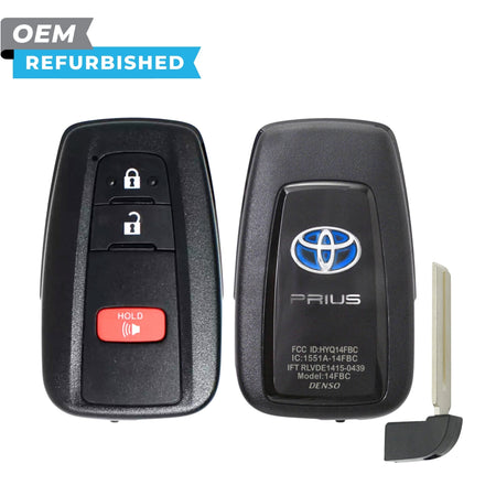 Toyota Refurbished 2016-2021 Prius Smart Key 3B FCCID: HYQ14FBC-0351 PN 89904-47530 - Royal Key Supply