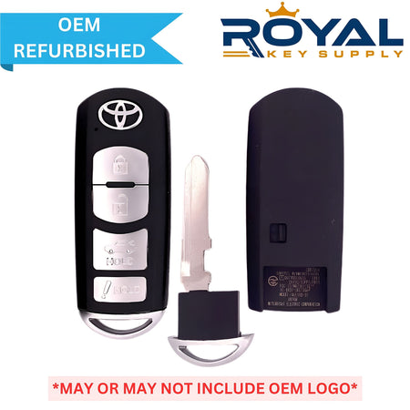 Toyota Refurbished 2017 - 2019 Yaris iA Smart Key 4B Trunk FCCID: WAZSKE13D02 PN# 89904 - WB001 - Royal Key Supply