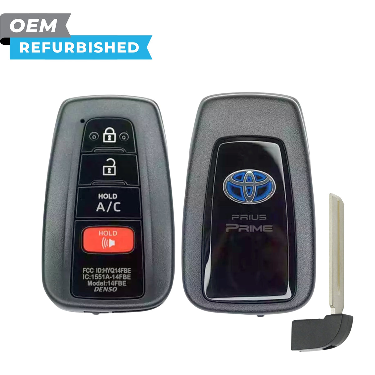Toyota Refurbished 2017-2021 Prius Prime Smart Key 4B A/C FCCID: HYQ14FBE-0410 PN 89904-47460 - Royal Key Supply