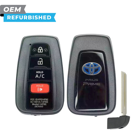 Toyota Refurbished 2017-2021 Prius Prime Smart Key 4B A/C FCCID: HYQ14FBE-0410 PN 89904-47460 - Royal Key Supply