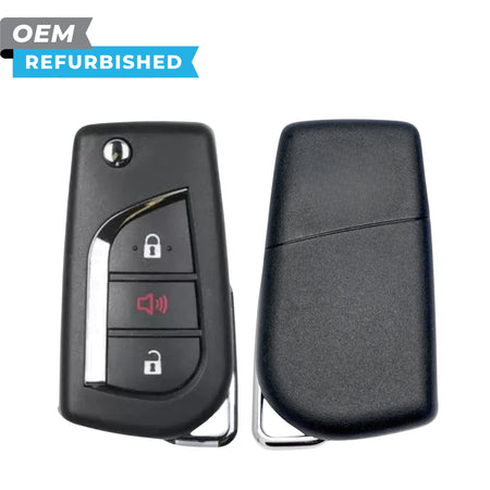 Toyota Refurbished 2018-2020 C-HR Remote Flip Key 3B FCCID: MOZB97TZ PN 89070-F4080 - Royal Key Supply