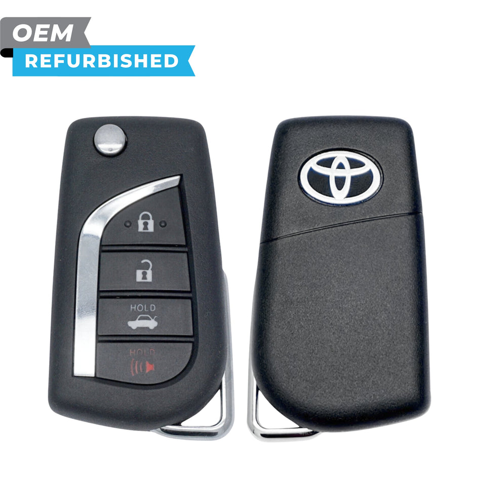 Toyota Refurbished 2019-2025 Camry, Corolla Remote Flip Key 4B Trunk FCCID: HYQ12BFB PN 89070-06790 - Royal Key Supply