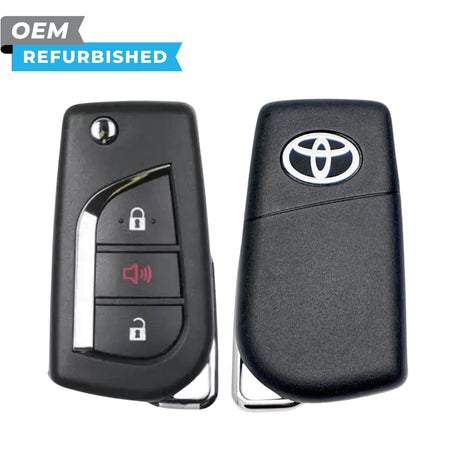 Toyota Refurbished 2019-2025 RAV4 Flip Key 3B FCCID: HYQ12BFW (Japan Production) PN 89070-42G00 - Royal Key Supply