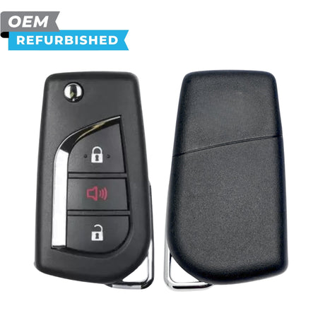 Toyota Refurbished 2019-2025 RAV4 Flip Key 3B FCCID: HYQ12BFW (Japan Production) PN 89070-42G00 - Royal Key Supply