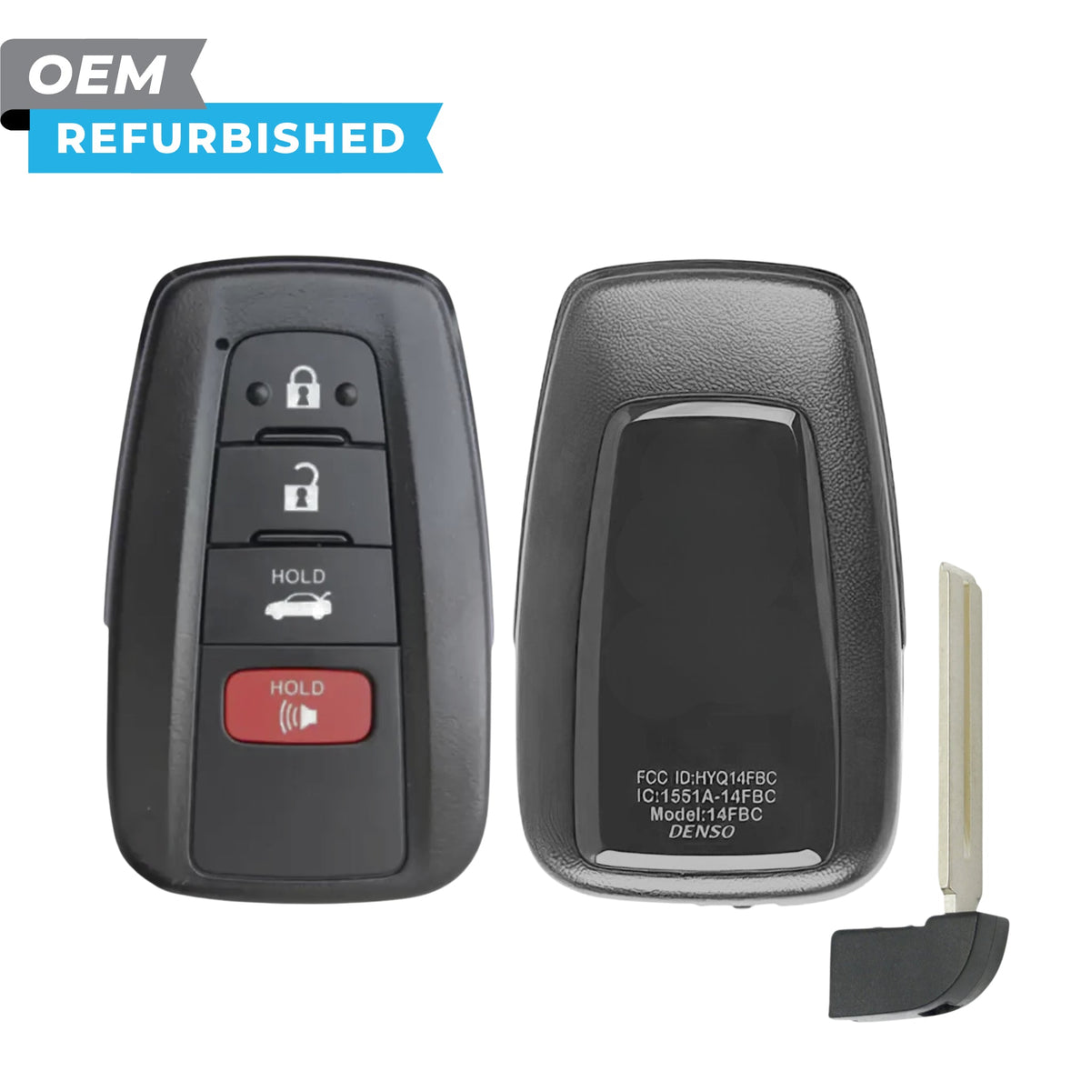 Toyota Refurbished 2020-2022 Avalon, Smart Key 4B Trunk FCCID: HYQ14FBC-0351 PN 8990H-07070 - Royal Key Supply