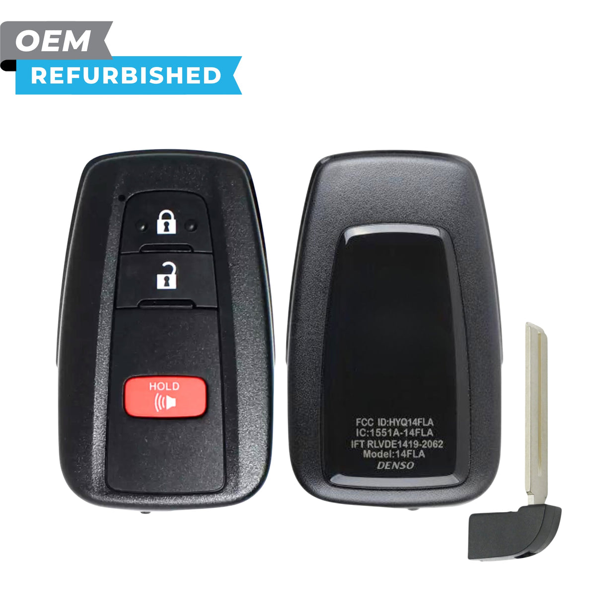 Toyota Refurbished 2021-2022 Prius, Smart Key 3B FCCID: HYQ14FLA PN 89904-47710 - Royal Key Supply