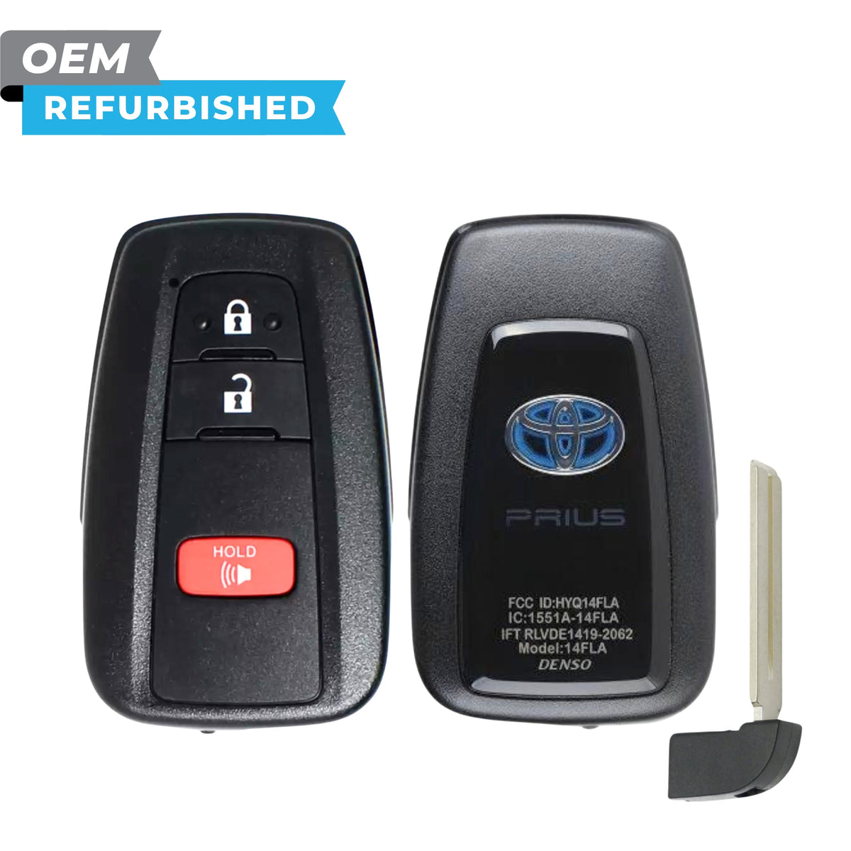 Toyota Refurbished 2021-2022 Prius, Smart Key 3B FCCID: HYQ14FLA PN 89904-47710 - Royal Key Supply